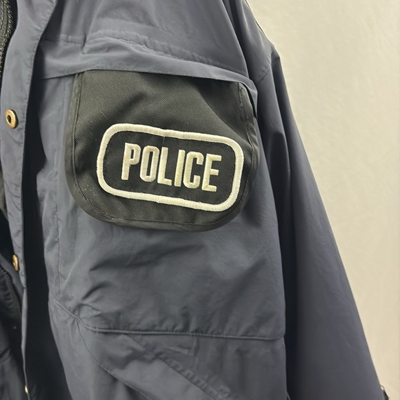 5.11 Tactical Series 2 in 1 Jacket Coat Fleece Mens Navy Blue Police Zipped Hood - Picture 14 of 15